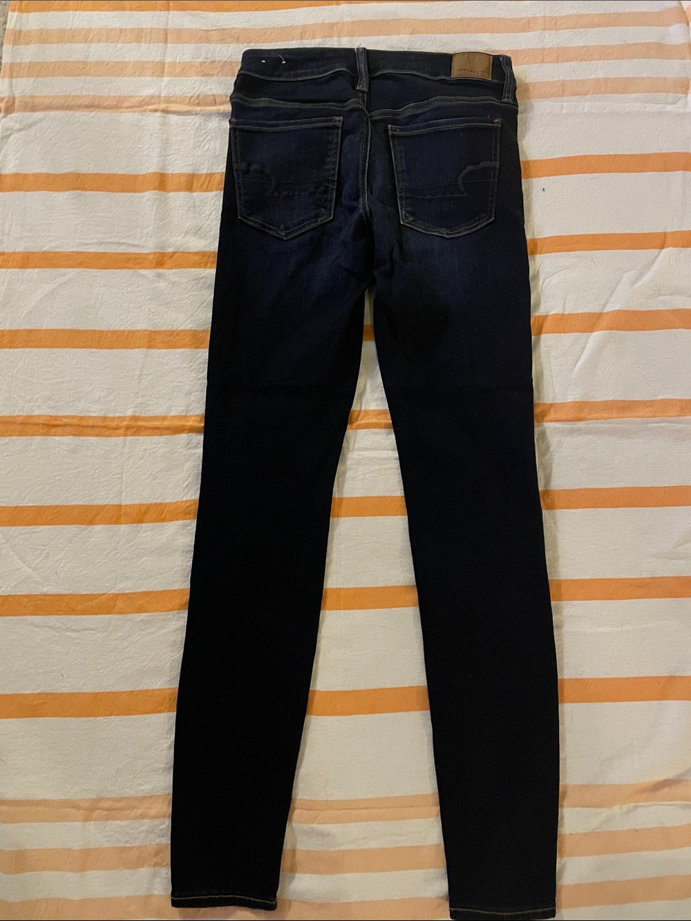 American Eagle Outfitters Dark Indigo Skinny Jeggings Size 6 Long